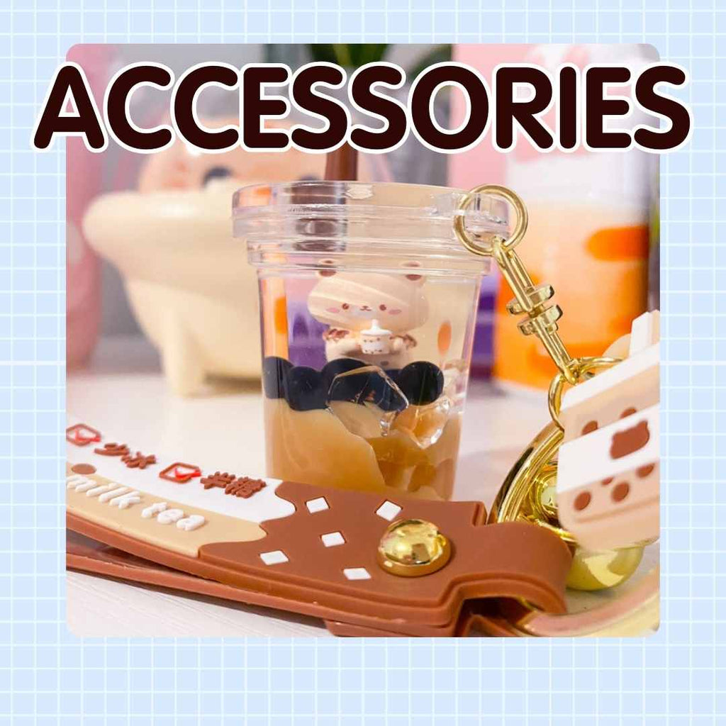kawaii accessories bunny keychain