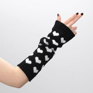 1 Pair Kawaii Heart Wrist Warmers Clothing and Accessories by The Kawaii Shoppu | The Kawaii Shoppu
