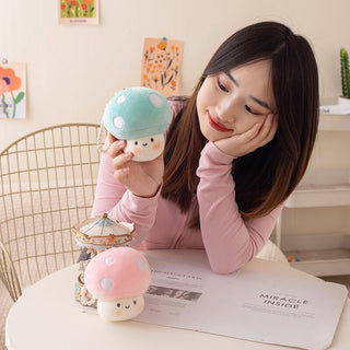 10cm Kawaii Mushroom Pearl Ring Plushie 10cm Soft Toy by The Kawaii Shoppu | The Kawaii Shoppu