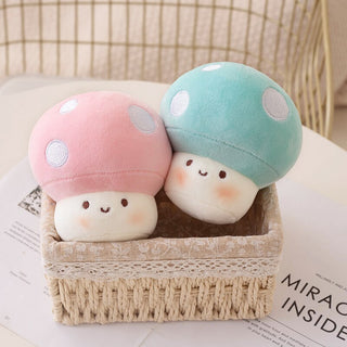 10cm Kawaii Mushroom Pearl Ring Plushie 10cm Soft Toy by The Kawaii Shoppu | The Kawaii Shoppu