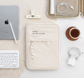 11 - 13 inch Korea Ins Storage Bag Cover Case for iPad Notebook Stationery by The Kawaii Shoppu | The Kawaii Shoppu