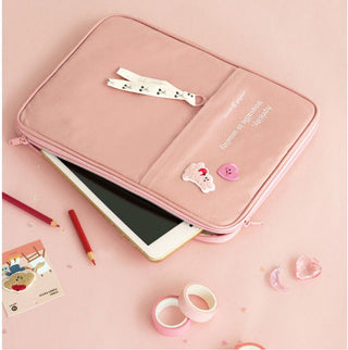 11 - 13 inch Korea Ins Storage Bag Cover Case for iPad Notebook Stationery by The Kawaii Shoppu | The Kawaii Shoppu