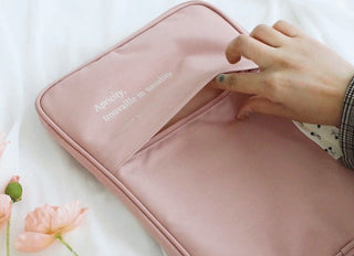 11 - 13 inch Korea Ins Storage Bag Cover Case for iPad Notebook Stationery by The Kawaii Shoppu | The Kawaii Shoppu