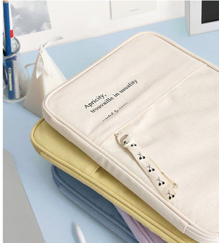 11 - 13 inch Korea Ins Storage Bag Cover Case for iPad Notebook Stationery by The Kawaii Shoppu | The Kawaii Shoppu