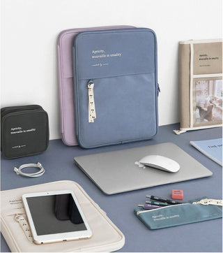 11 - 13 inch Korea Ins Storage Bag Cover Case for iPad Notebook Stationery by The Kawaii Shoppu | The Kawaii Shoppu