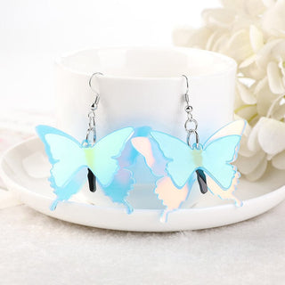 1Pair Butterfly Charm Acrylic Earrings Jewellery The Kawaii Shoppu