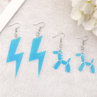 1Pair Butterfly Charm Acrylic Earrings Jewellery The Kawaii Shoppu
