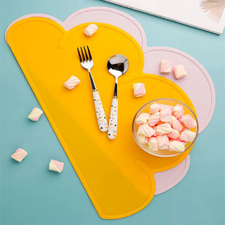 1PC Cute Cloud Silicone Table Place Mat 47.5 x 26.5 cm Home & Kitchen by The Kawaii Shoppu | The Kawaii Shoppu