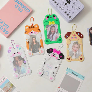 1PC Kawaii Cute PVC Animal Photo Card ID Holder Accessories by The Kawaii Shoppu | The Kawaii Shoppu