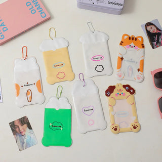 1PC Kawaii Cute PVC Animal Photo Card ID Holder Accessories by The Kawaii Shoppu | The Kawaii Shoppu