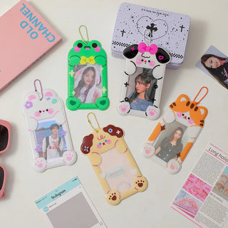 1PC Kawaii Cute PVC Animal Photo Card ID Holder Accessories by The Kawaii Shoppu | The Kawaii Shoppu
