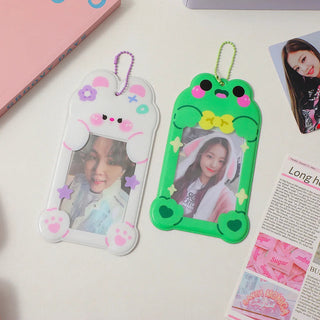 1PC Kawaii Cute PVC Animal Photo Card ID Holder Accessories by The Kawaii Shoppu | The Kawaii Shoppu