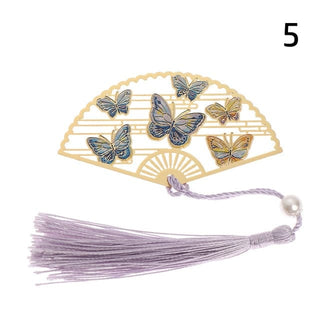 1PC Kawaii Fan Bookmark 5 Accessory The Kawaii Shoppu