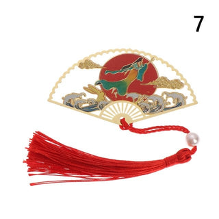 1PC Kawaii Fan Bookmark 7 Accessory The Kawaii Shoppu