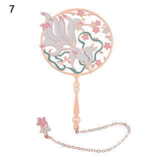 1PC Kawaii Fan Bookmark Style A 7 Accessory The Kawaii Shoppu