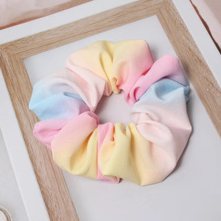 1PC Large Rainbow Scrunchie Hairband Hair Accessories by The Kawaii Shoppu | The Kawaii Shoppu