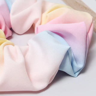 1PC Large Rainbow Scrunchie Hairband Hair Accessories by The Kawaii Shoppu | The Kawaii Shoppu