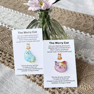 1pc Pocket Hug Card Emotional Support Cat