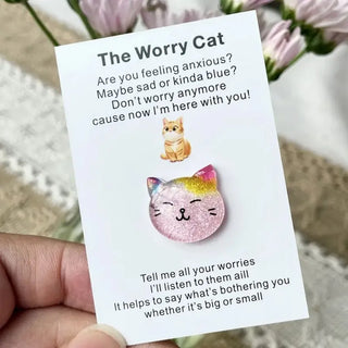 1pc Pocket Hug Card Emotional Support Cat