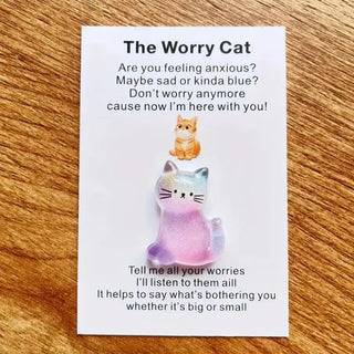 1pc Pocket Hug Card Emotional Support Cat