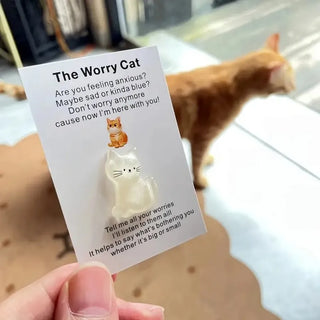 1pc Pocket Hug Card Emotional Support Cat