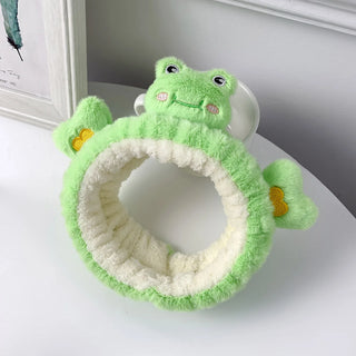3Pcs Set Cute Makeup Headband Wristband Set