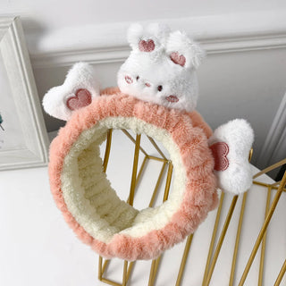 3Pcs Set Cute Makeup Headband Wristband Set