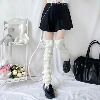 40-70CM Long Thigh High Leg Ankle Warmers Clothing and Accessories by The Kawaii Shoppu | The Kawaii Shoppu