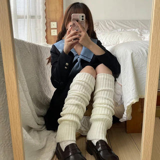 40-70CM Long Thigh High Leg Ankle Warmers Clothing and Accessories by The Kawaii Shoppu | The Kawaii Shoppu