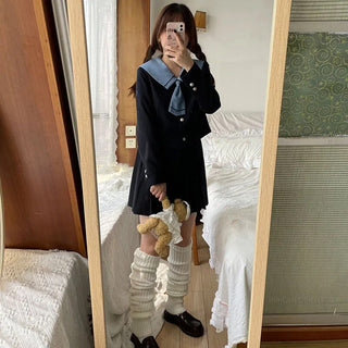 40-70CM Long Thigh High Leg Ankle Warmers Clothing and Accessories by The Kawaii Shoppu | The Kawaii Shoppu