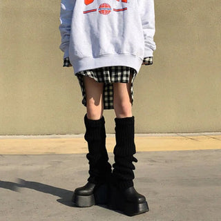 40-70CM Long Thigh High Leg Ankle Warmers Clothing and Accessories by The Kawaii Shoppu | The Kawaii Shoppu