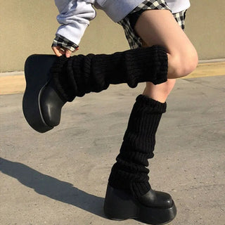 40-70CM Long Thigh High Leg Ankle Warmers Clothing and Accessories by The Kawaii Shoppu | The Kawaii Shoppu