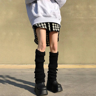 40-70CM Long Thigh High Leg Ankle Warmers Clothing and Accessories by The Kawaii Shoppu | The Kawaii Shoppu