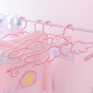 5/10PCS Winged Heart Hanger Set null The Kawaii Shoppu