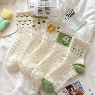 5 Pairs Cute Summer Socks Set