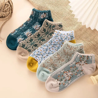 5 Pairs Cute Summer Socks Set