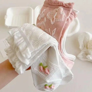 5 Pairs Cute Summer Socks Set