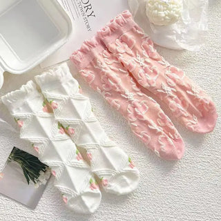 5 Pairs Cute Summer Socks Set