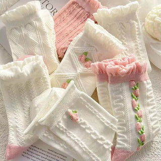 5 Pairs Cute Summer Socks Set