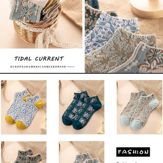5 Pairs Cute Summer Socks Set
