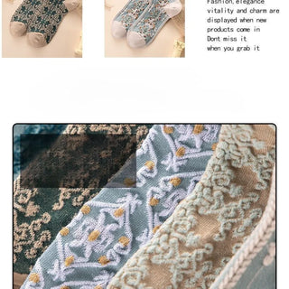 5 Pairs Cute Summer Socks Set