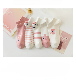 5 Pairs Cute Summer Socks Set