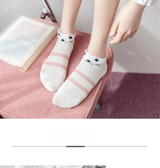 5 Pairs Cute Summer Socks Set