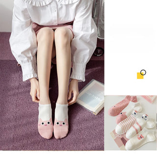 5 Pairs Cute Summer Socks Set