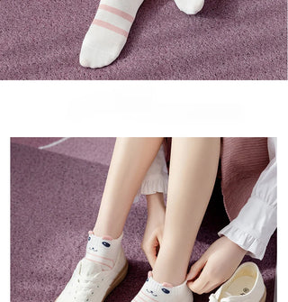5 Pairs Cute Summer Socks Set