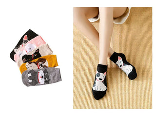 5 Pairs Cute Summer Socks Set