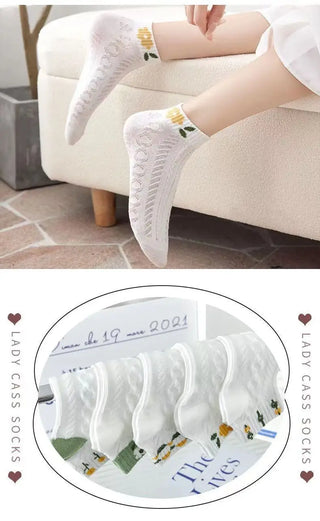 5 Pairs Cute Summer Socks Set