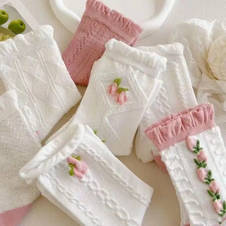 5 Pairs Cute Summer Socks Set