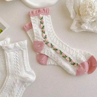 5 Pairs Cute Summer Socks Set