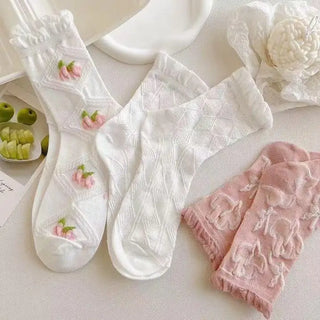 5 Pairs Cute Summer Socks Set
